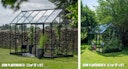 Vorschaubild Halls Gewächshaus Icon Pflanzenhaus 6/8 - 7,3 m² / 9,7 m²