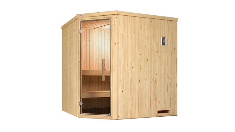 Weka Elementsauna Varberg 2 mit Eckeinstieg - 68 mm