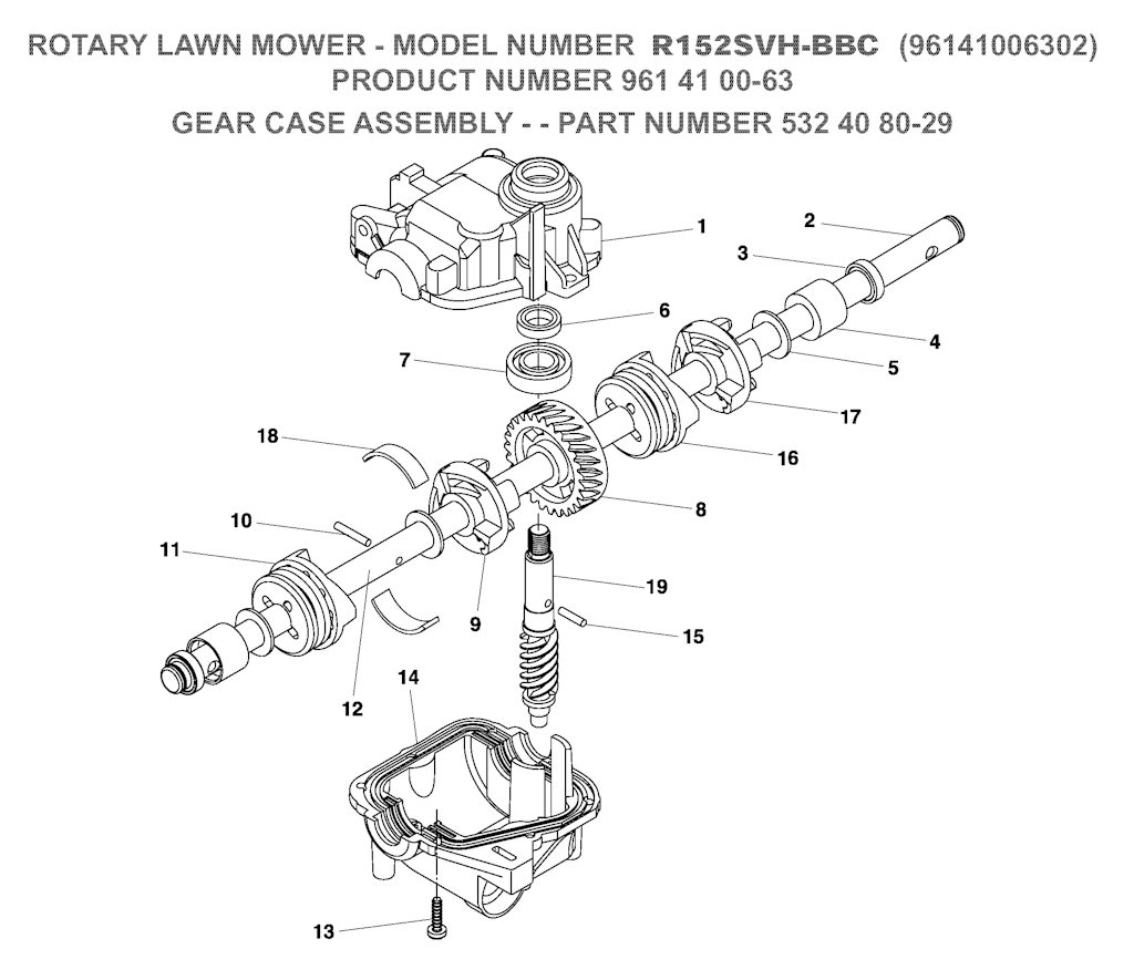 Explosionszeichnung Ersatzteile