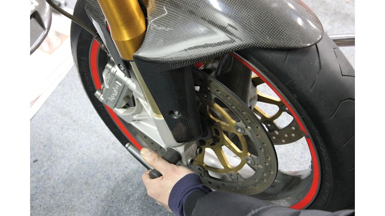 Bikeservice Montagewerkzeug für Steckachsen Innen-Ø Achse: 25 mm, SHOWA