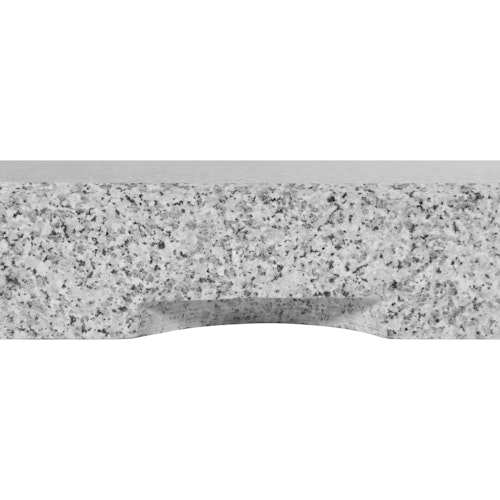 doppler Granitplatte ECO 55 kg, Hellgrau