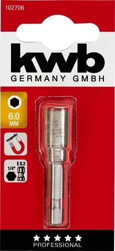kwb Steckschl. 6mm, Magnet, E6.3 102706