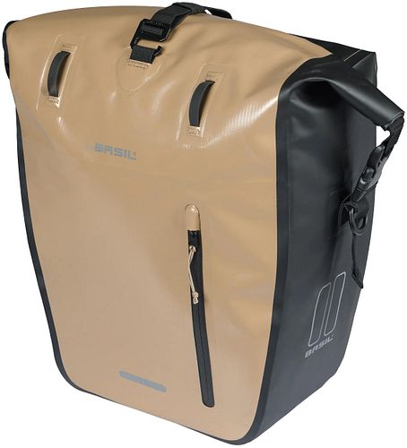 Basil Einzeltasche Rivo beige/schwarz