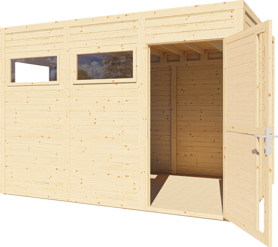 Bertilo Gartenhaus Cubus 3 - 19 mm