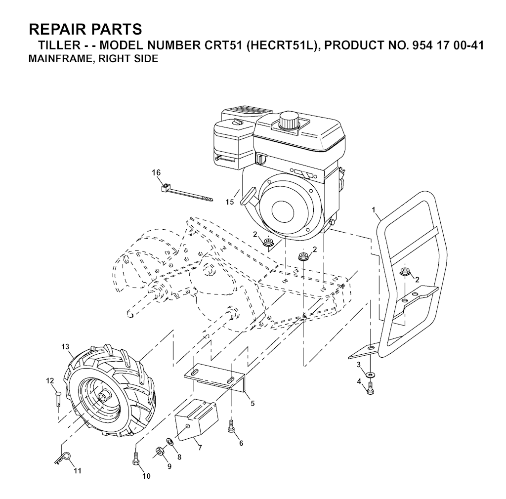 Explosionszeichnung Ersatzteile