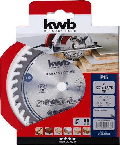 kwb Sägebl HM Fein 127x12,75 Z36 581568