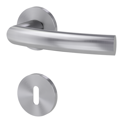 Griffwerk VAYA 178 LORITA fast2fix Fast2Fix GK3 Rosetten rund Buntbart Edelstahl matt