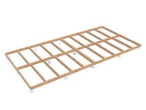 Palmako Fundamentrahmen 6x3 m (inkl. LogFoot)Zubehörbild
