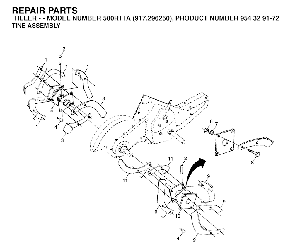 Explosionszeichnung Ersatzteile