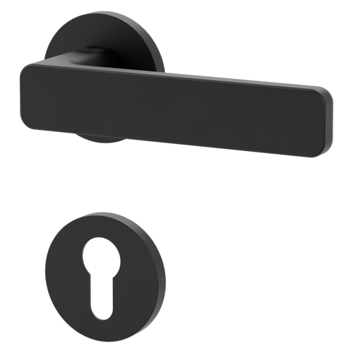 Griffwerk VAYA 265 MINIMAL MODERN fast2fix Fast2Fix Rosetten rund Profilzylinder Graphitschwarz