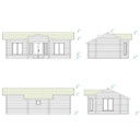 Vorschaubild Palmako Ferienhaus Anna 26,8 m² - 70 mm