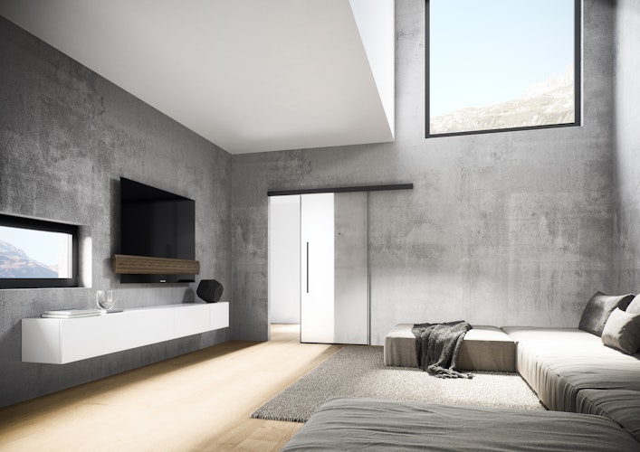 Griffwerk Glasschiebetürkomplettset Planeo Air mit Planeo X60