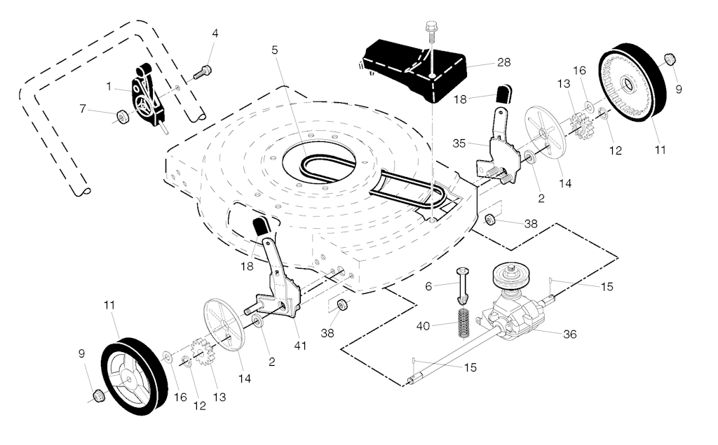 Explosionszeichnung Ersatzteile