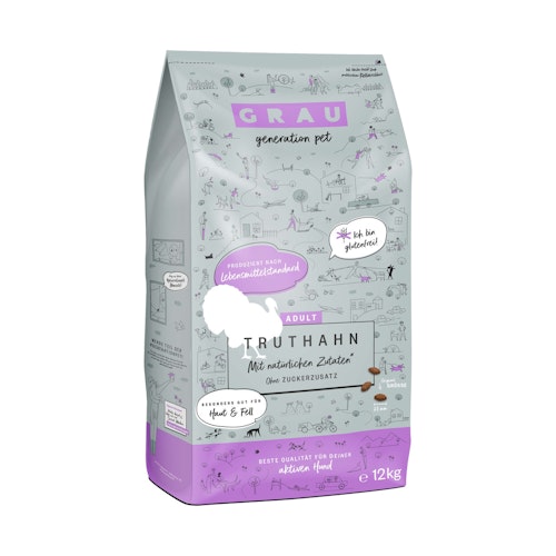 grau Truthahn Hund Hundetrockenfutter