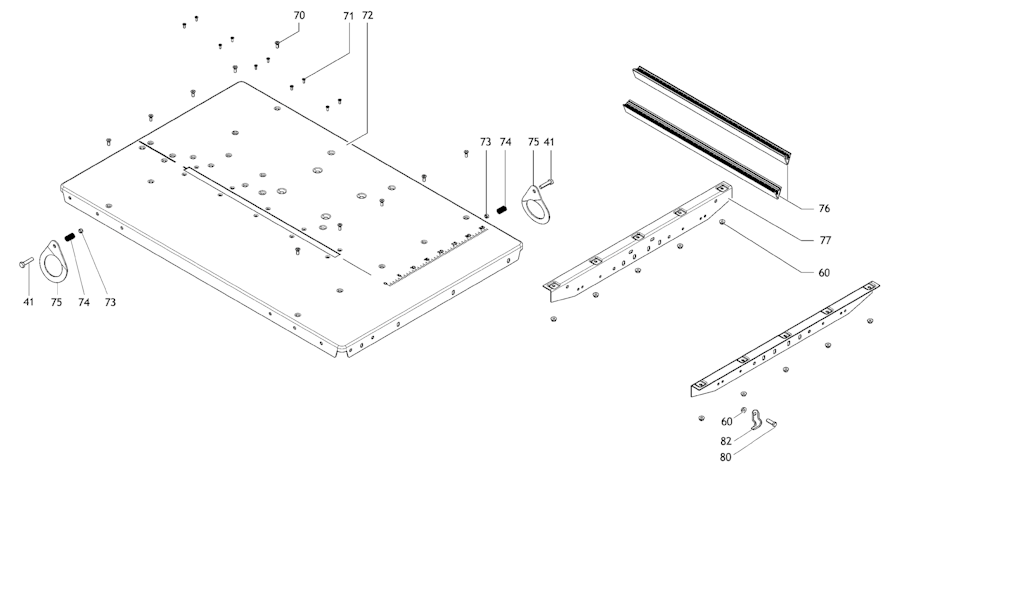 Explosionszeichnung Ersatzteile