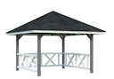 Vorschaubild Palmako Pavillon Bianca 8,3 m² Set 101
