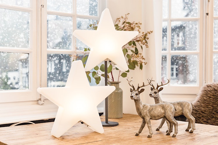 8 seasons design LED-Dekoleuchte Shining Star Ø 30 cm (WW)