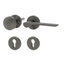 Vorschaubild Griffwerk Wechselgarnitur LEAF LIGHT SIEGER DESIGN - Samtgrau, Kaschmirgrau, Graphitschwarz