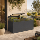 KGT Frühbeet Aufsatz für Aluminium Hochbeet 210 Profile anthrazit (B2,05 x T0,91 x H0,77 m - 1185 l)Zubehörbild