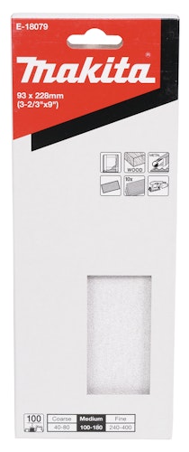 Makita Schleifpapier P100 93x228mm E-18079