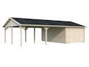 Vorschaubild Palmako Garage Roger 19,0 + 33,2 m² - 44 mm - mit Holztor