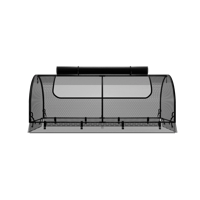 GroJa Frühbeet Aufsatz Netz 149,9 x 69,4 x 62 cm cm Schwarz