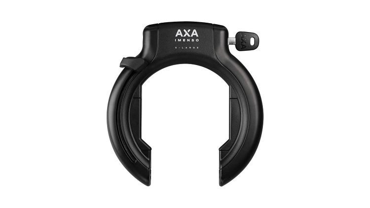 Axa Rahmenschloss Imenso X-Large schwarz AZ, abziehbarer Schlüssel