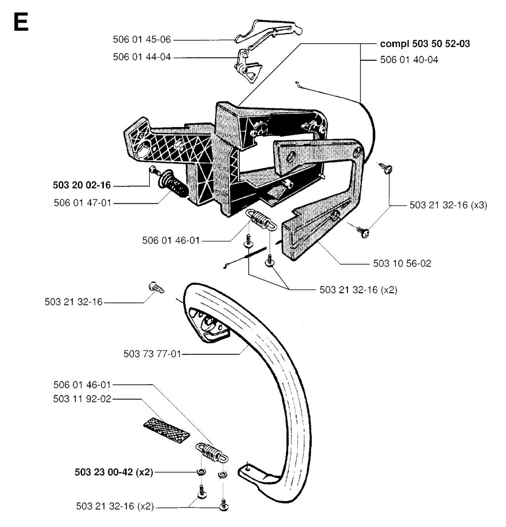 Explosionszeichnung Ersatzteile