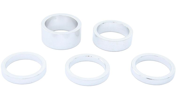 CONTEC Spacer-Set Spaler 1 Zoll silber