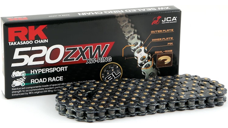 RK Kette BL520ZXW Black Scale, 110 Glieder