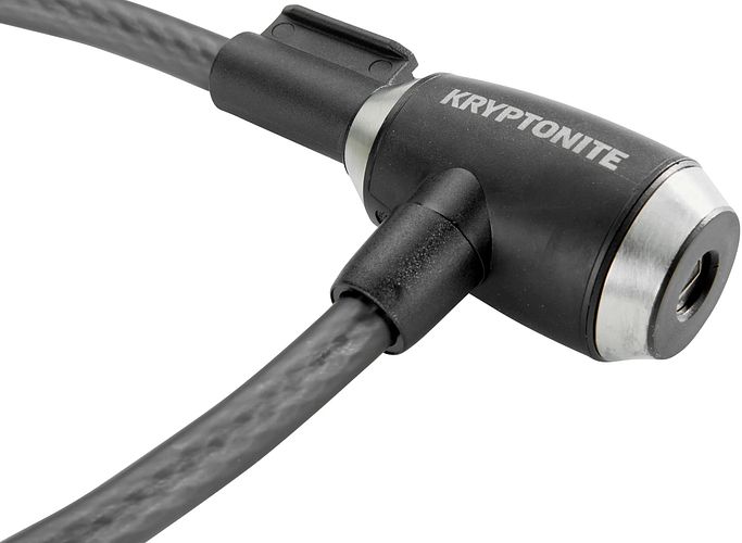 KRYPTONITE Kabelschloss Kryptoflex Key Cable 65 cm schwarz / grau