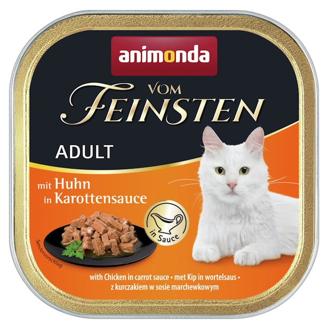 animonda Vom Feinsten Adult mit Sauce 100g Schale KatzennassfutterVorschaubild