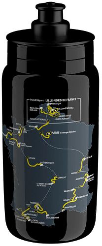 Elite Trinkflasche Fly Tour de France schwarz