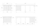 Vorschaubild Palmako Carport Karl 23,1 m² mit Geräteraum