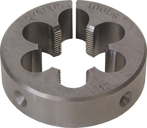 Cyclus Tools Gabelrohrschneidkluppe 1 1/8 Zoll silber
