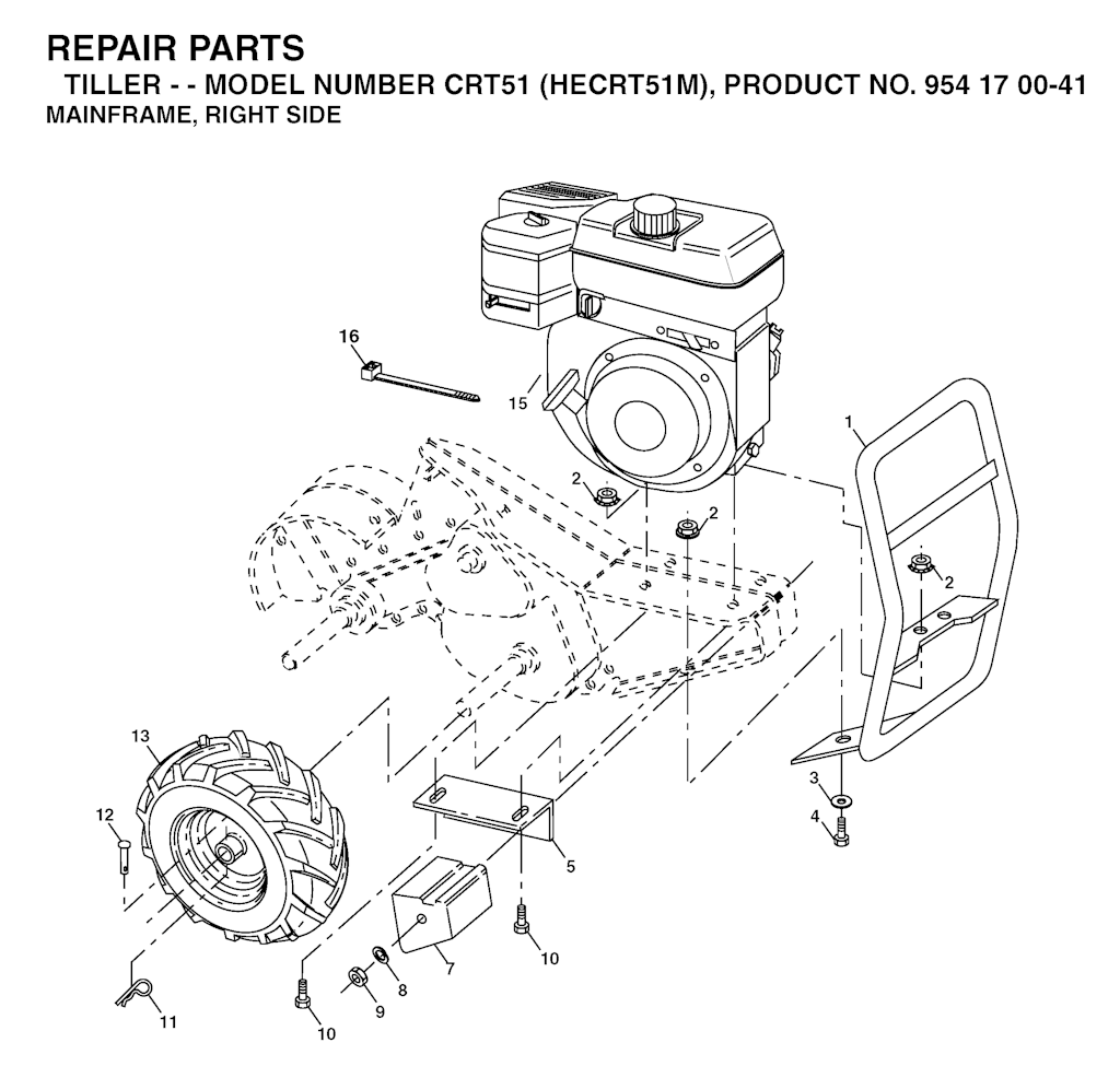 Explosionszeichnung Ersatzteile