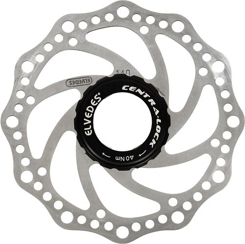 Elvedes Bremsscheibe SC Ø 140 mm silber,schwarz