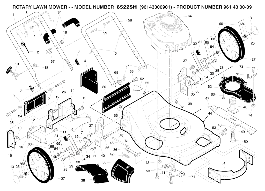 Explosionszeichnung Ersatzteile