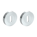 Vorschaubild Griffwerk Rosettenpaar rund GK4 -Chrom Schraubt. -BB