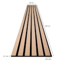 Vorschaubild ACOUS Akustikplatten  Comfort Light AC01HS Eiche hellbraun