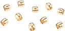 Vorschaubild CONTEC Leitungsanschluss Disc Stop Shimano gold Klemmring (Olive), Set &agrave, 10 Stück