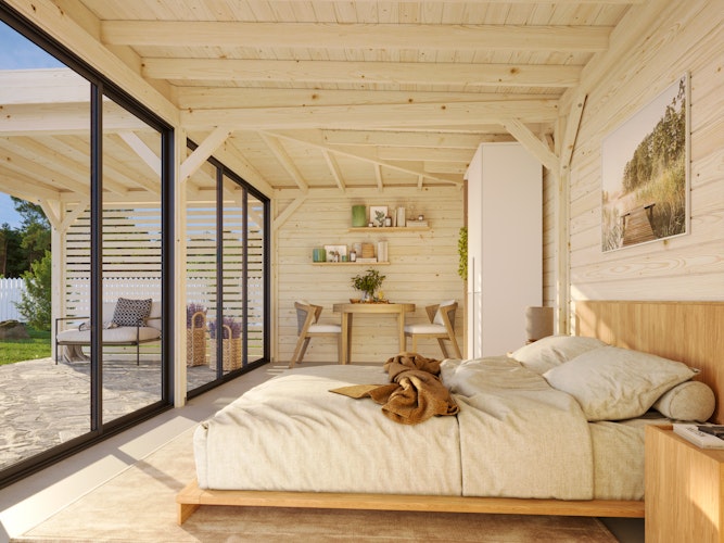 Palmako Carport/Pavillon Connect Lenna 24,9 m² Set 413 Slide