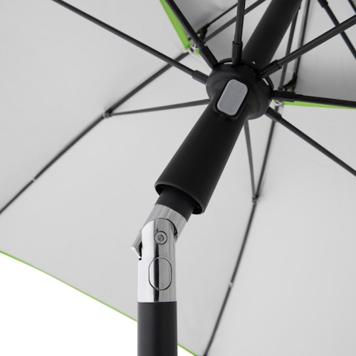 doppler Strandschirm WINDPROFI 200 Manual, Aluminium Anthrazit / 100 % Polyester 80 g/m²