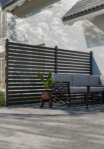 GroJa Lumino Edge Anthrazit DB 703 Bausatz 180x180 cm Kartonverpackt