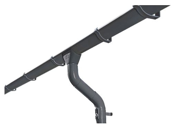 Skan Holz Metall Regenrinnen-Set für Terrassenüberdachungen / Anlehncarports