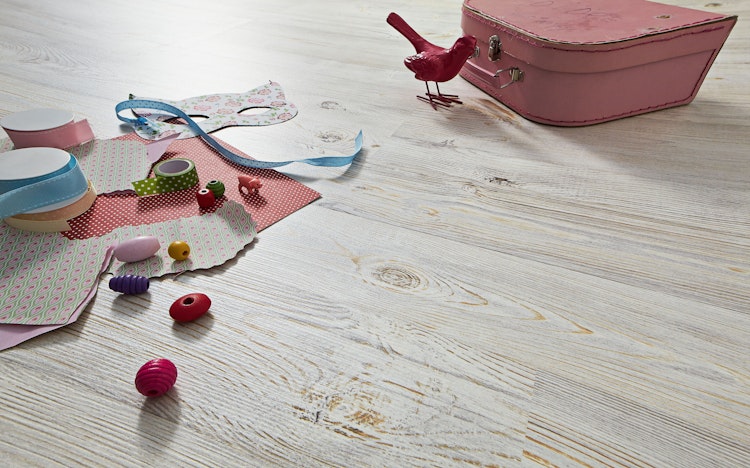 RESTPOSTEN SALE MEISTER Laminatboden RESTPOSTEN SALE MEISTER Design. laminate LC 150 White Life 6390 - 1288 mm