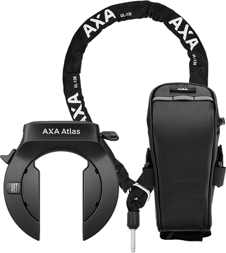 Axa Atlas Rahmenschloss-Set schwarz abziehbarer Schlüssel