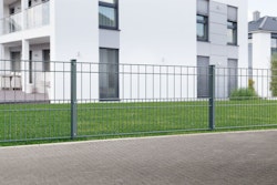 dz Zaunset MILO 8/6/8 Pfosten VAP mit Profilabdeckschiene