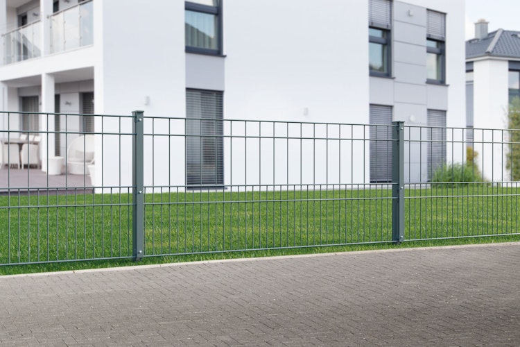 dz Zaunset MILO 8/6/8 Pfosten VAP mit Profilabdeckschiene