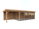 Vorschaubild Palmako Carport/Pavillon Connect Lenna 24,9 m² Set 417 Slide